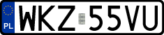 License plates of Poland, Regular car plates