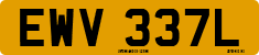 License plate of the United Kingdom, 1963 year system