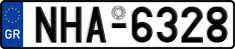 License plate of Greece, Cars
