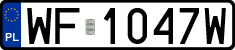 License plates of Poland, Regular car plates