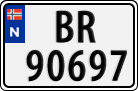 License plate of Norway, Cars