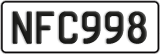 License plate of New Zealand, ABC1(23)