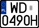 License plates of Poland, Regular car plates