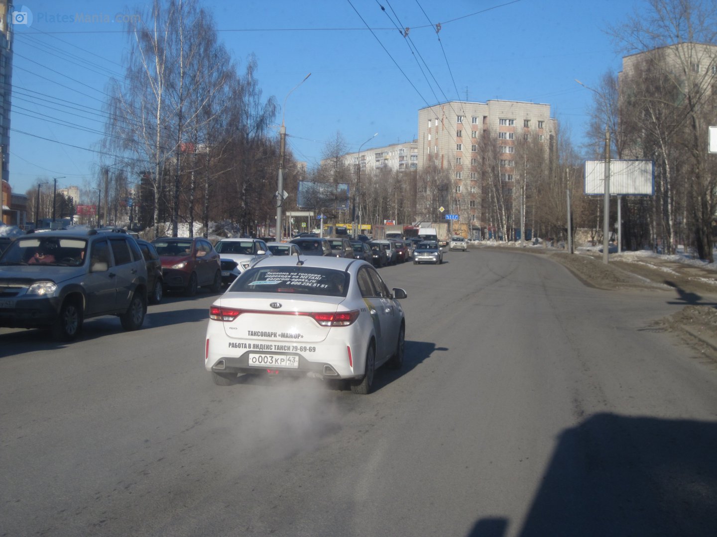 о 003 кр 43, Kia Rio 4th gen Sedan (FB; CIS-market), facelift, 2020–2022 (Solaris KRS for RU-market since 2024)
