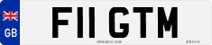 License plate of the United Kingdom, 1983 year system