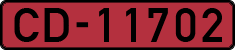 License plate of Latvia, Diplomatic
