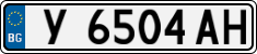 License plate of Bulgaria, Cars