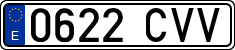 License plates of Spain, Ordinary (2000)