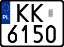 License plates of Poland, Special vehicles and motorcycles