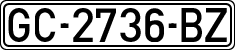 License plates of Spain, 1971 year series