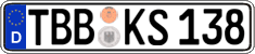 German license plate, Regular plates