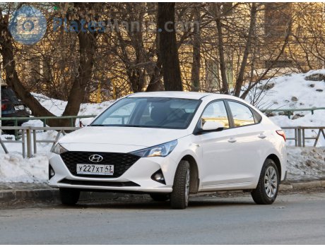 у227хт43, Hyundai Solaris