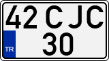License plate of Turkey, Regular plates