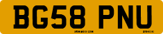 License plate of the United Kingdom, 2001 year system