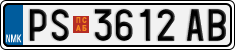 License plate of North Macedonia, Regular plates (2012)