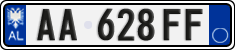 License plate of Albania, Cars (2011)