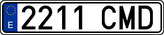 License plates of Spain, Ordinary (2000)