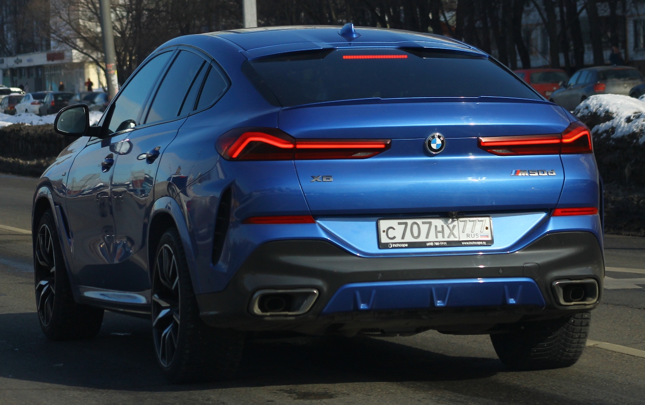 с 707 нх 777, BMW X6 3rd gen (G06), 2019–