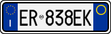 License plate of Italy, Cars (1994 year series)