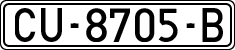 License plates of Spain, 1971 year series
