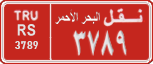 License plate of Egypt, Cars (1999)