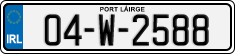License plate of Ireland, Regular plates