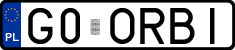 License plates of Poland, Vanity Plates