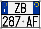 License plate of Italy, Cars (1994 year series)