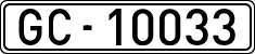 License plates of Spain, 1900 year series