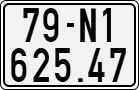 License plate of Vietnam, Motorcycles