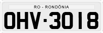 License plate of Brazil, Private owners (1990)