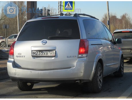 м235хв125, Nissan Quest