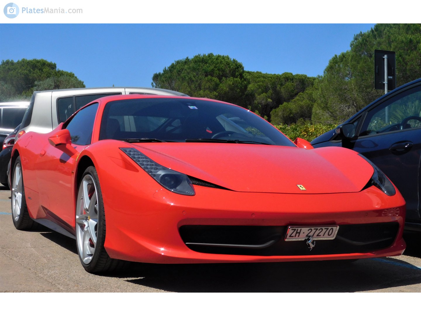 ZH 27270, Ferrari 458 1st gen Italia (F142), 2009–2015