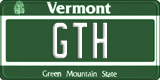 Vermont, Vanity Plates