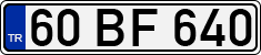 License plate of Turkey, Regular plates