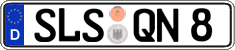 German license plate, Regular plates