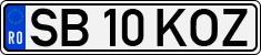 License plate of Romania, Regular plates