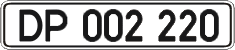 License plate Ukraine, Diplomatic