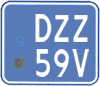 License plate of the Netherlands, Mopeds