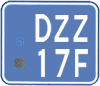 License plate of the Netherlands, Mopeds