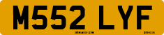 License plate of the United Kingdom, 1983 year system