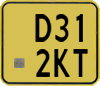 License plate of the Netherlands, Mopeds