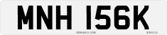 License plate of the United Kingdom, 1963 year system