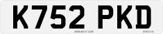 License plate of the United Kingdom, 1983 year system