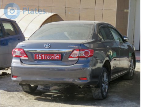 151T 001 54, Toyota Corolla