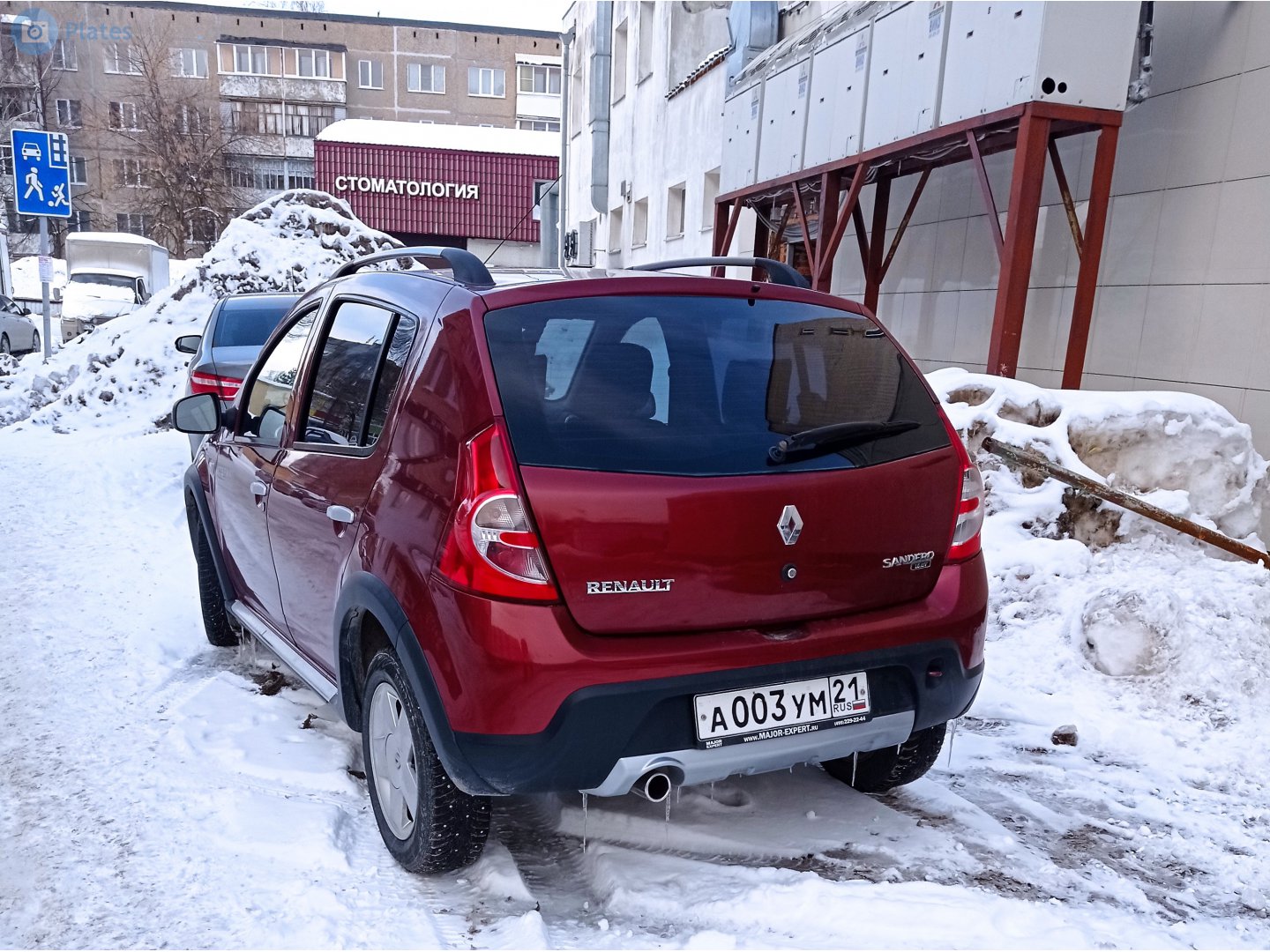 а 003 ум 21, Renault Sandero 1st gen Stepway (B90), 2008–2014