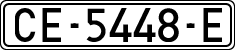 License plates of Spain, 1971 year series