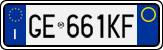 License plate of Italy, Cars (1994 year series)