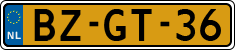 License plate of the Netherlands, Heavy Commercial Vehicles (1994 system)