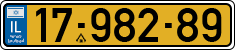 License plate of Israel, Regular plates